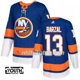 New York Islanders Trikot Mathew Barzal 13 Adidas 2017-2018 Blau Authentic - Kinder